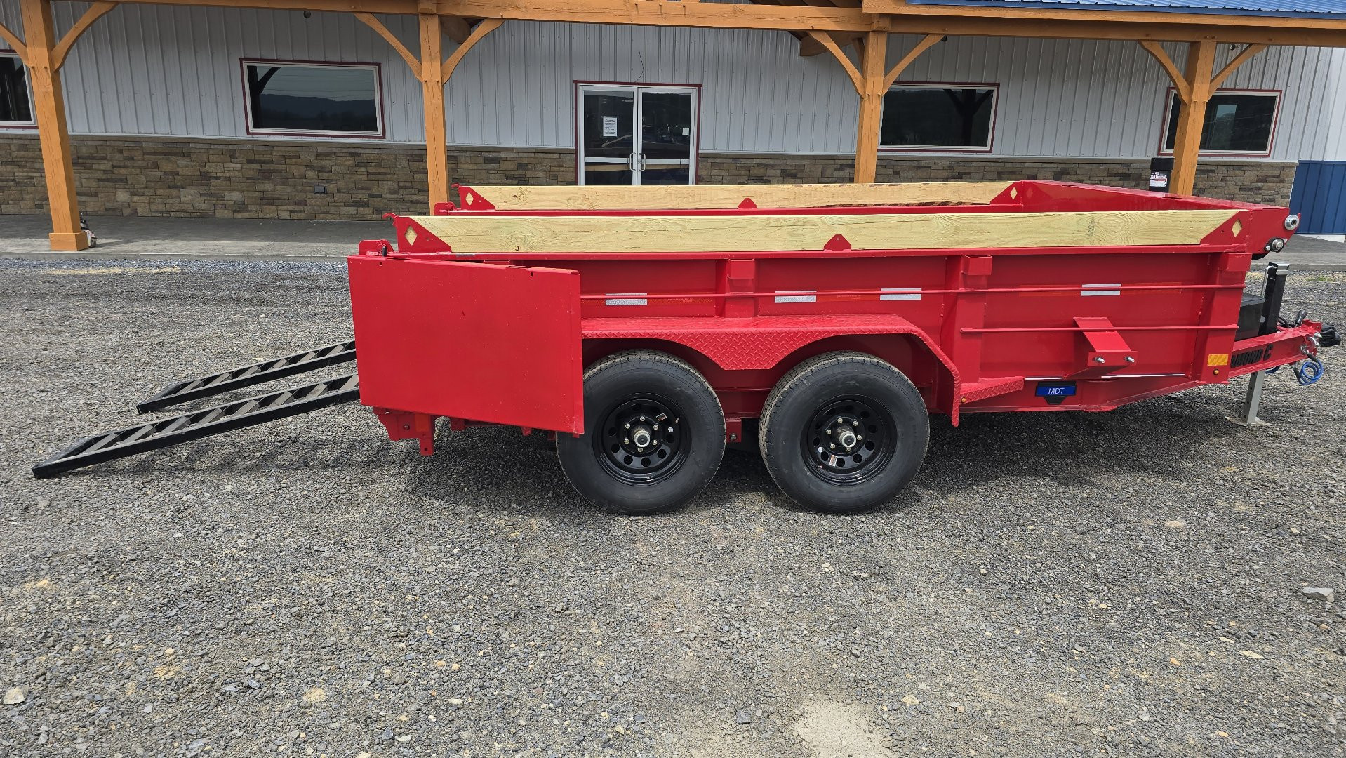 New Diamond C Trailers Dump Trailer /9.8K GVWR / 77"x12' / Tarp Kit