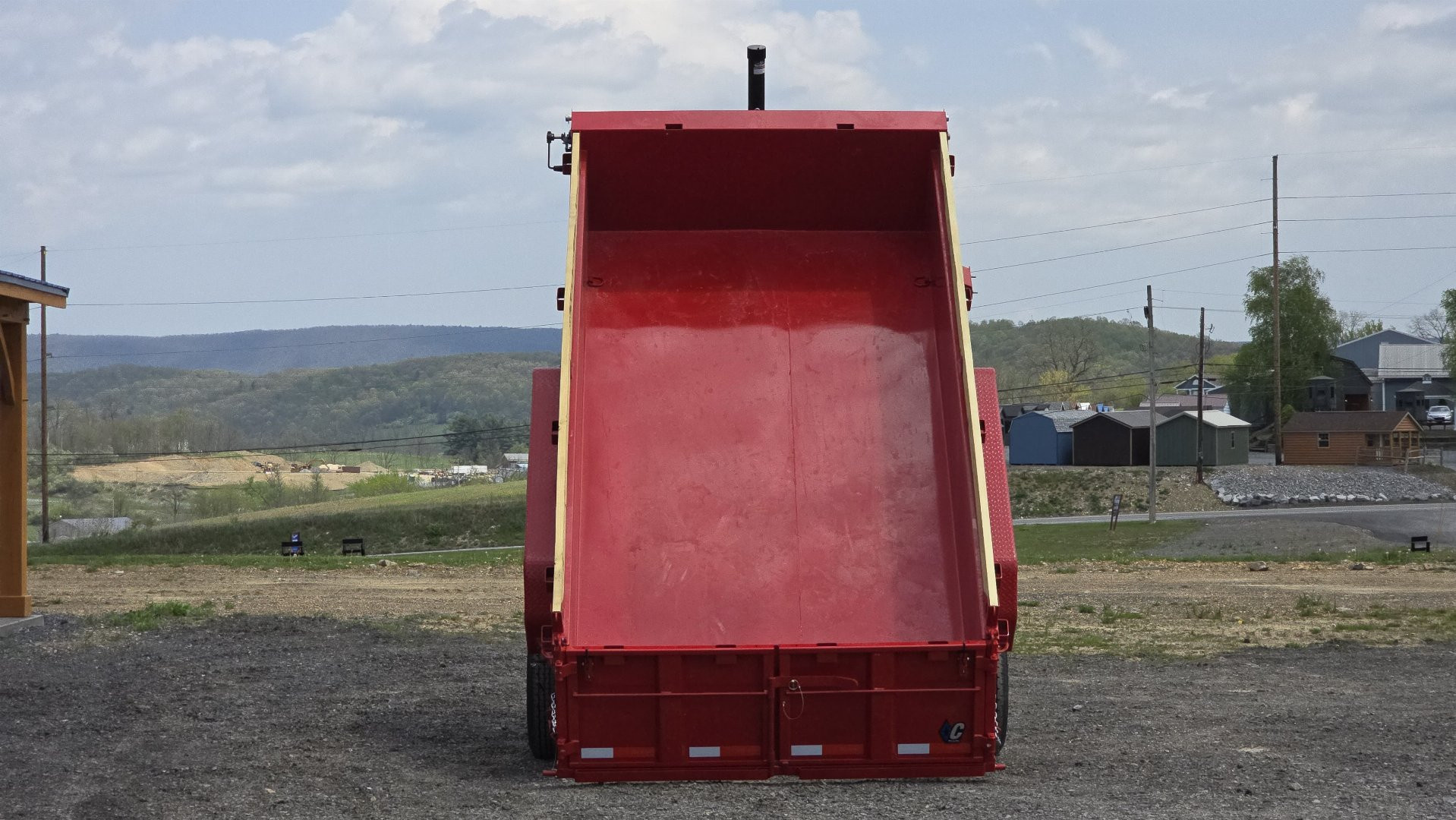 New Diamond C Trailers Dump Trailer /9.8K GVWR / 77"x12' / Tarp Kit