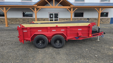 New Diamond C Trailers Dump Trailer /9.8K GVWR / 77"x12' / Tarp Kit