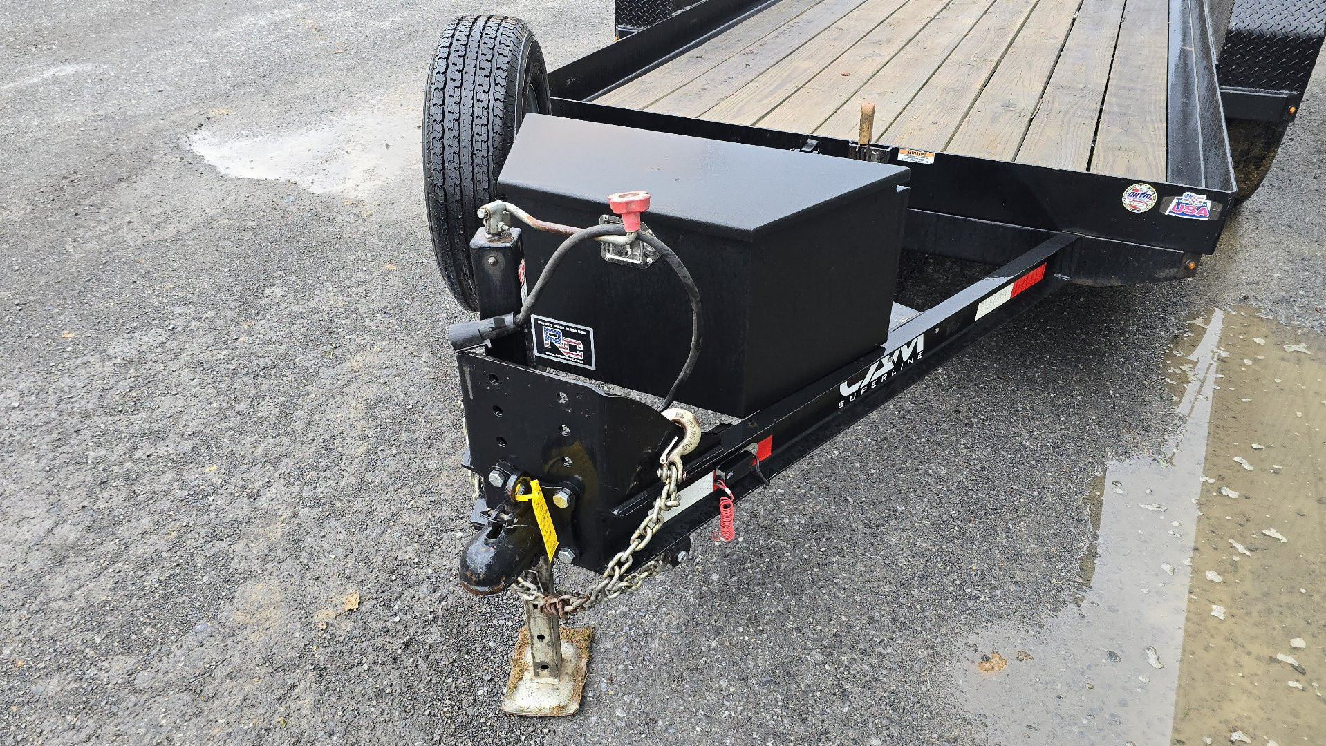 Used 2019 Cam Superline Equip. Tilt Trailer / 9990 GVWR / 77"x14'