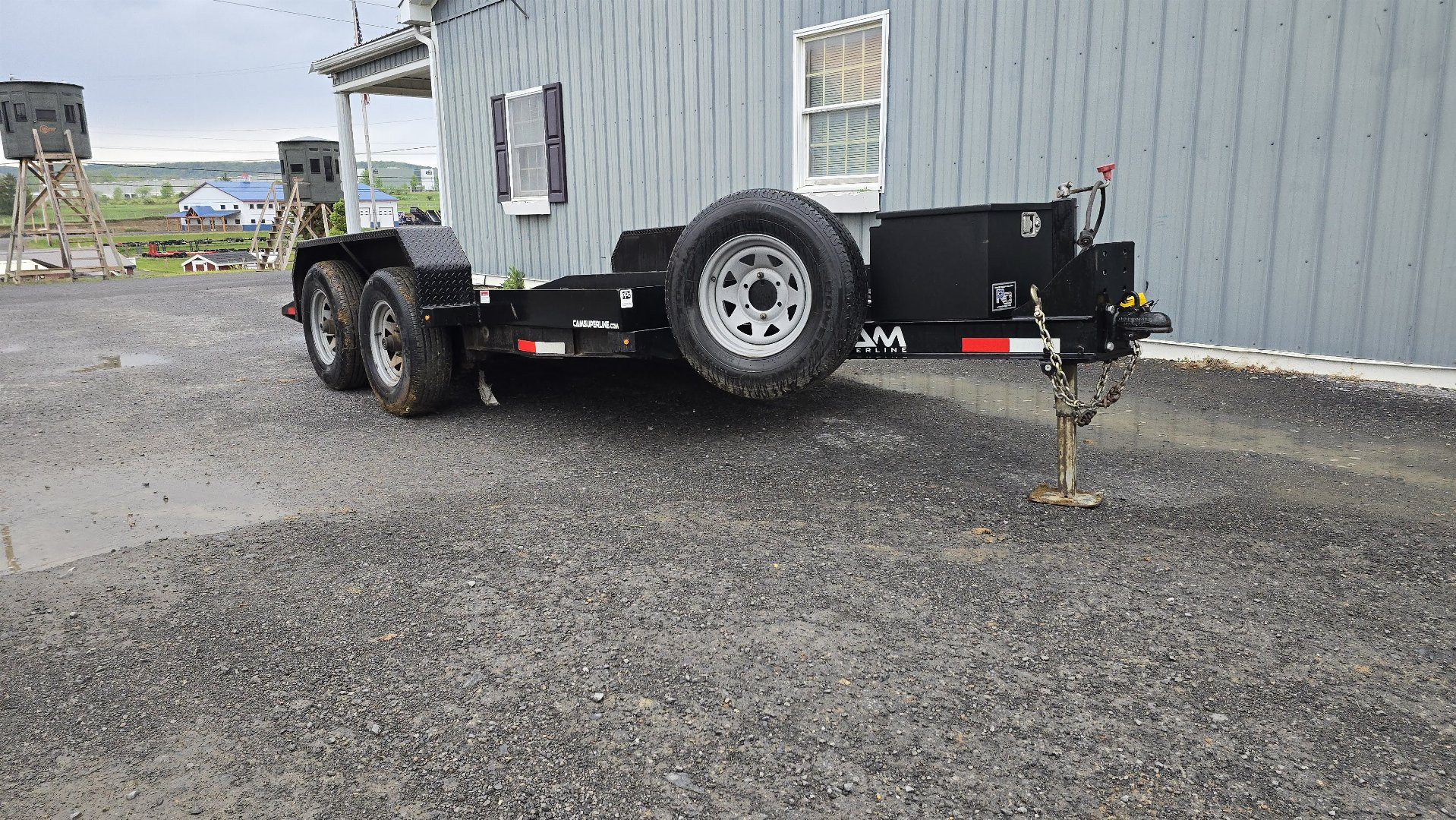 Used 2019 Cam Superline Equip. Tilt Trailer / 9990 GVWR / 77"x14'