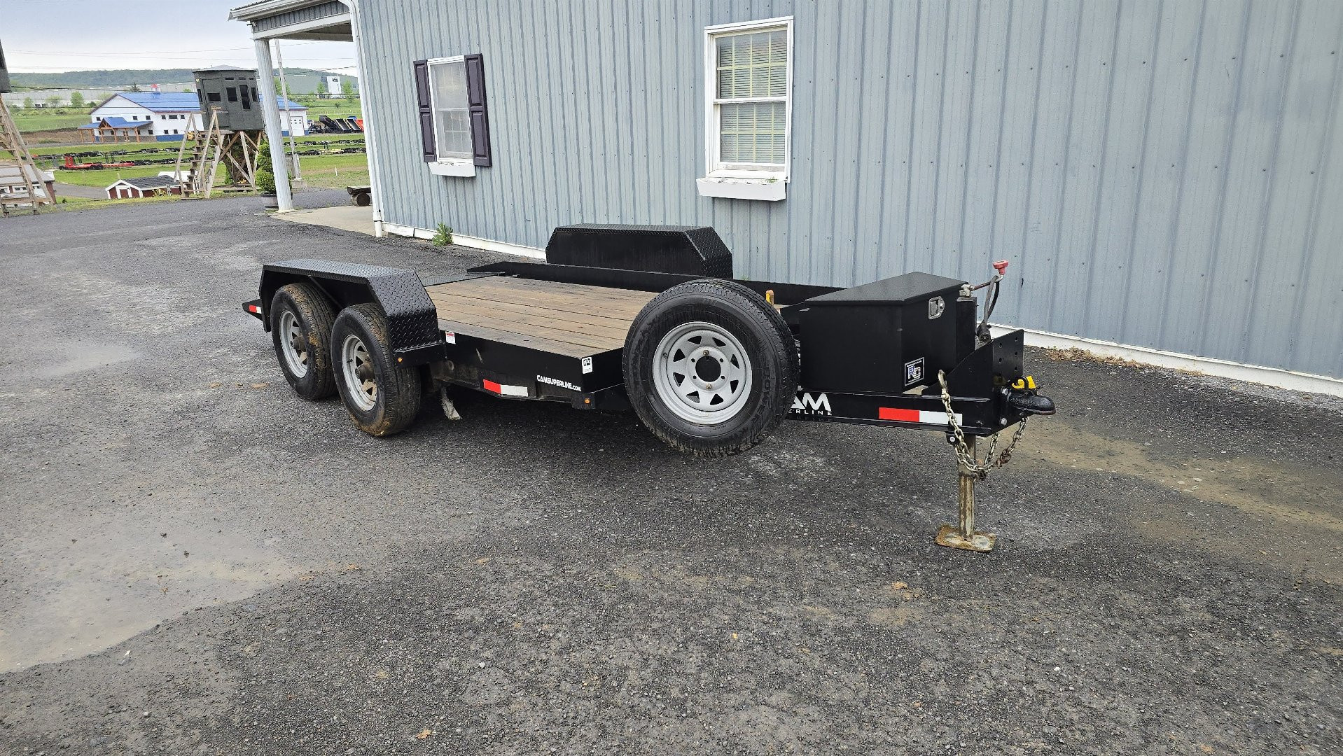 Used 2019 Cam Superline Equip. Tilt Trailer / 9990 GVWR / 77"x14'