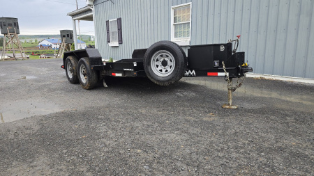 Used 2019 Cam Superline Equip. Tilt Trailer / 9990 GVWR / 77"x14'