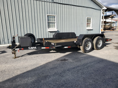 Used 2019 Cam Superline Equip. Tilt Trailer / 9990 GVWR / 77 x14'