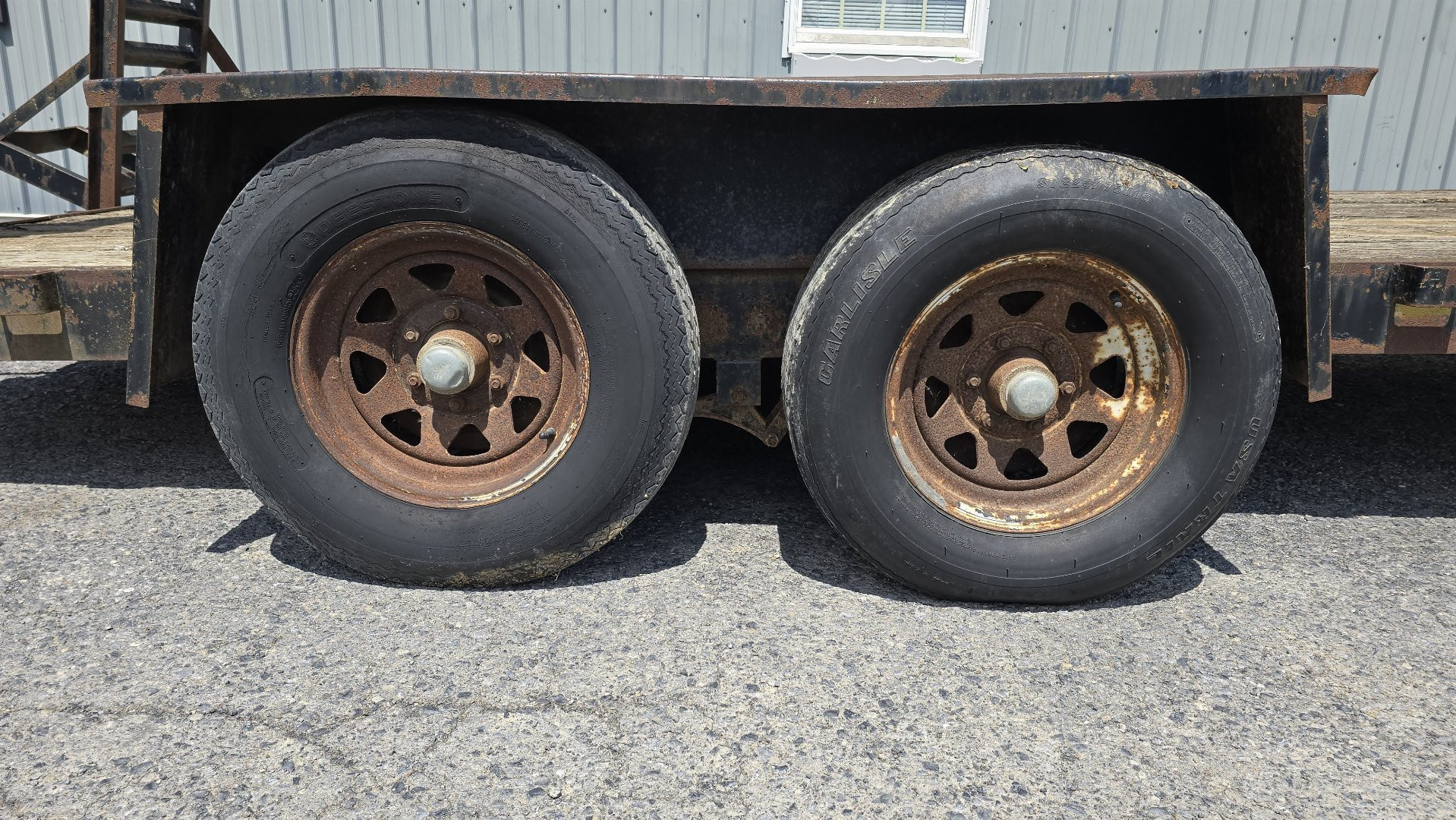 Used USED! - 1994 Pequea Trailers Equipment Trailer / 10,000 GVWR / 82"x18'