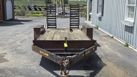 Used USED! - 1994 Pequea Trailers Equipment Trailer / 10,000 GVWR / 82"x18'