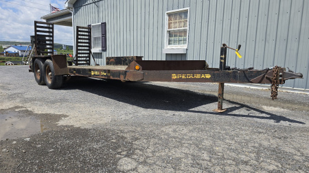 Used USED! - 1994 Pequea Trailers Equipment Trailer / 10,000 GVWR / 82"x18'