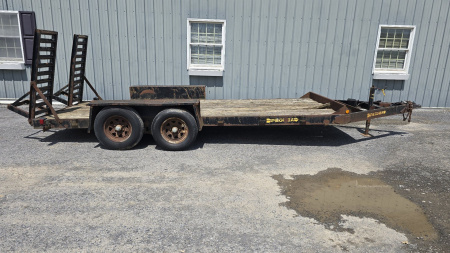 Used USED! - 1994 Pequea Trailers Equipment Trailer / 10,000 GVWR / 82 x18'