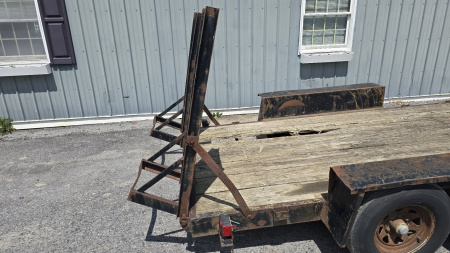 Used USED! - 1994 Pequea Trailers Equipment Trailer / 10,000 GVWR / 82"x18'