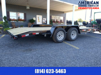 New Quality Trailers Pro Grade Wood Deck Car Hauler - 8500 GVWR - 18'