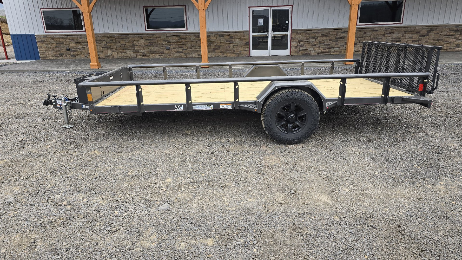 New Diamond C Utility Trailer / 2.9K GVWR / 77"x14'