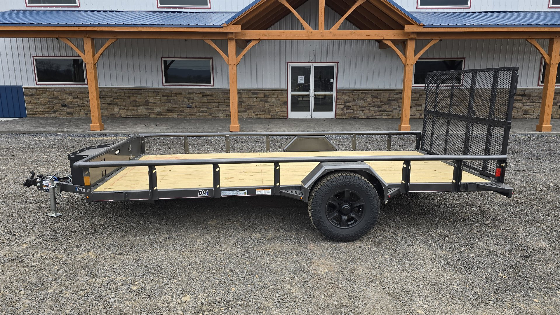 New Diamond C Utility Trailer / 2.9K GVWR / 77"x14'