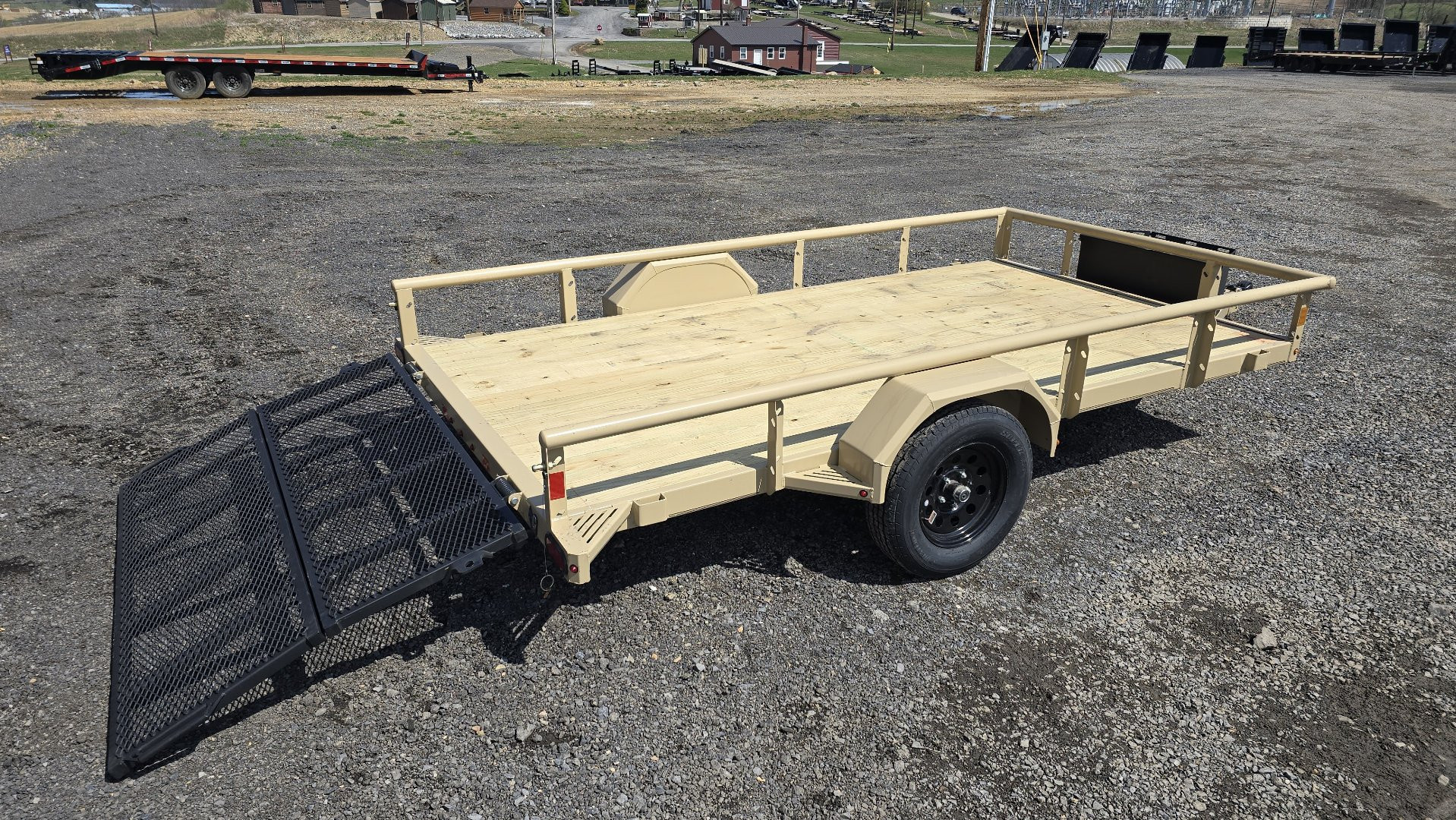 New Diamond C Utility Trailer / 2.9K GVWR / 77"x12'