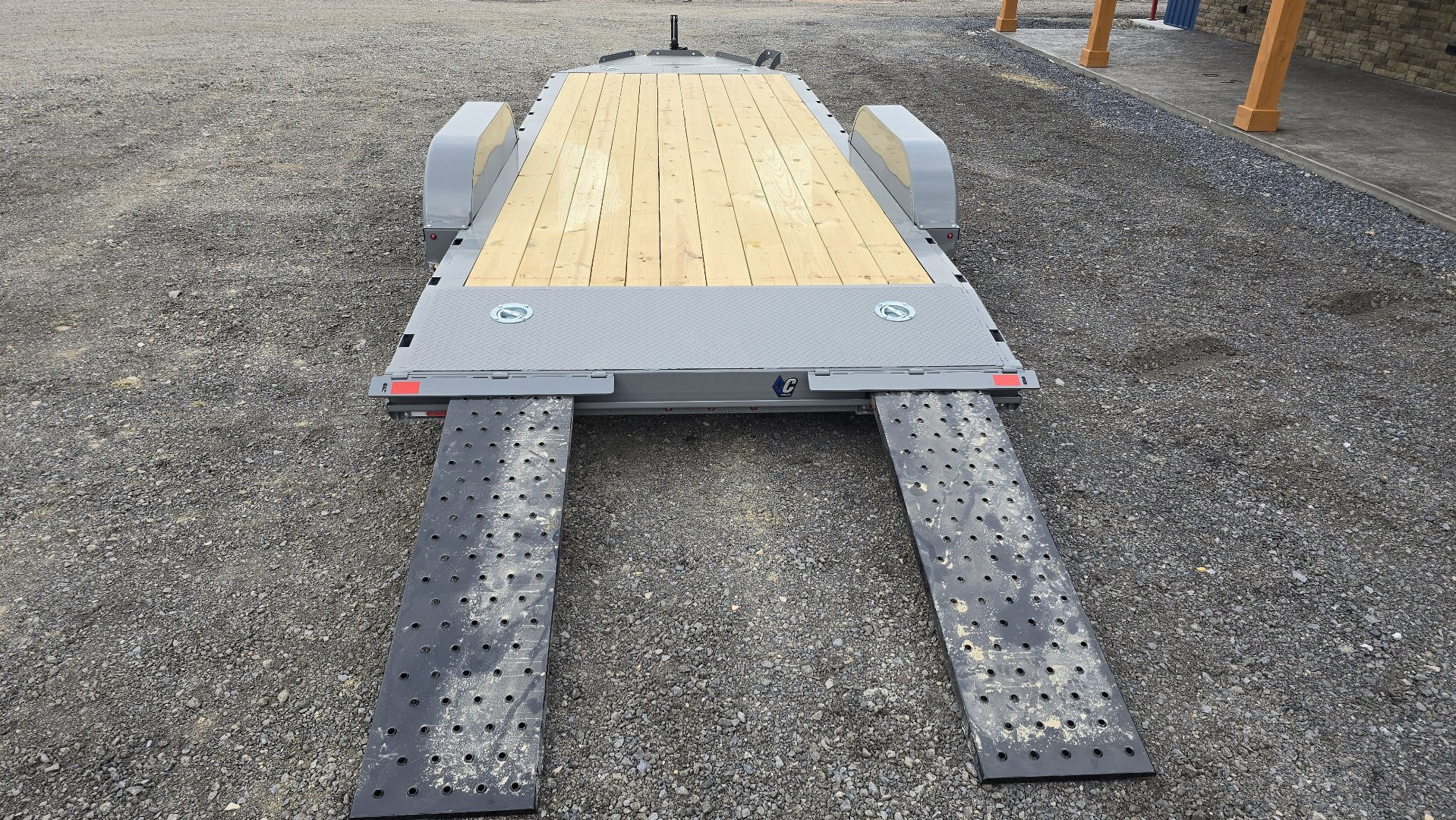 New Diamond C Car Trailer 9.8K GVWR / 83"x20' / Spare Tire Mount