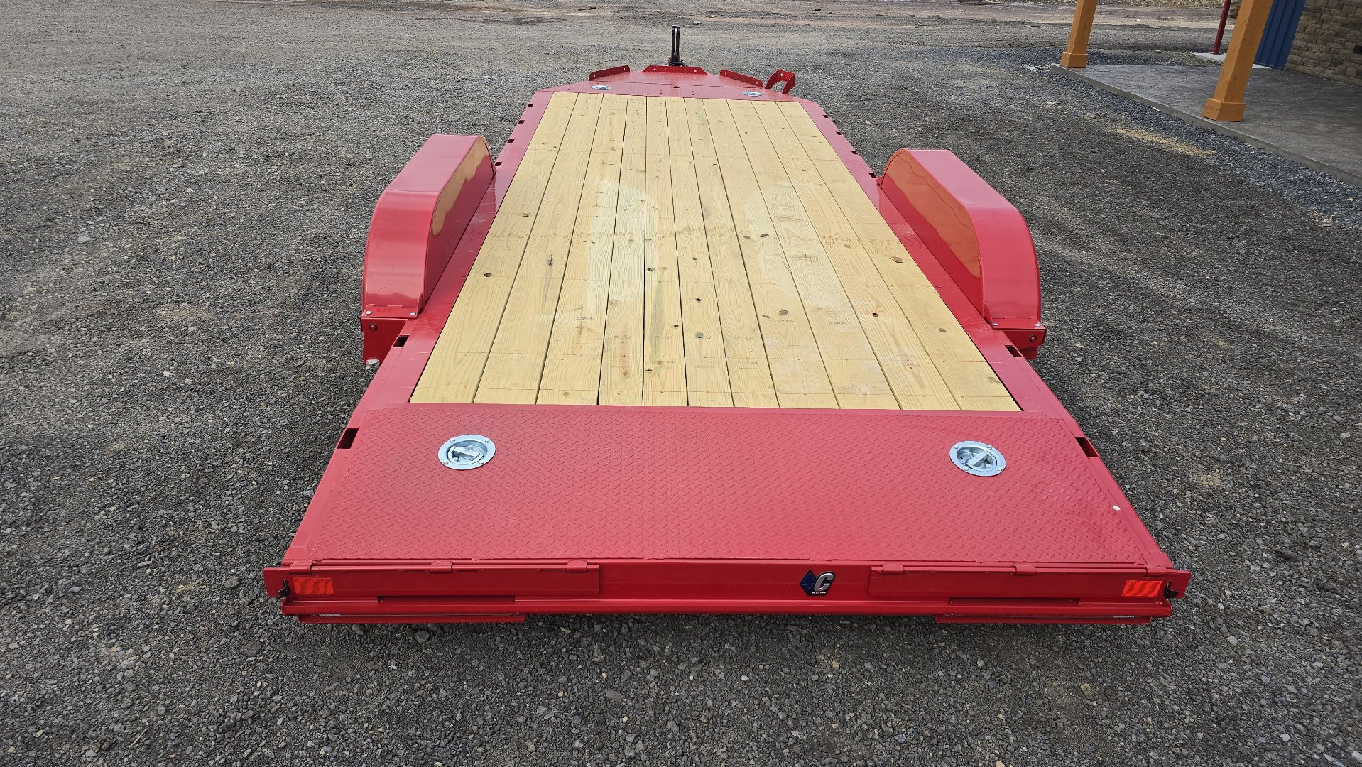 New Diamond C Car Trailer 9.8K GVWR / 83"x18' / Spare Tire Mount