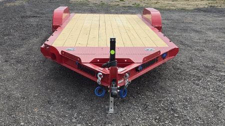New Diamond C Car Trailer 9.8K GVWR / 83"x18' / Spare Tire Mount