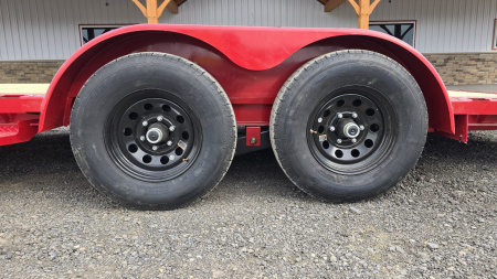 New Diamond C Car Trailer 9.8K GVWR / 83"x18' / Spare Tire Mount