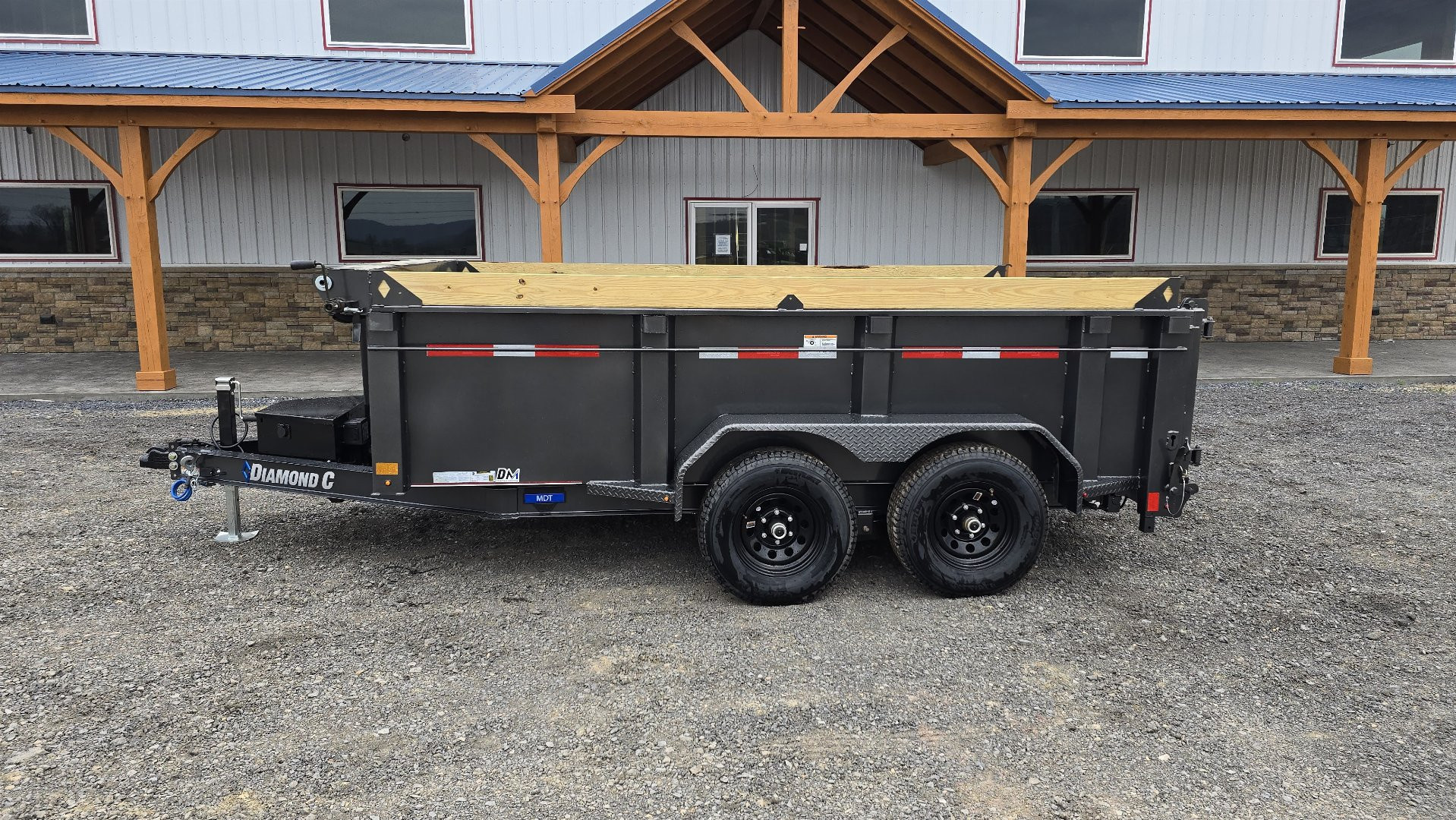 New Diamond C Trailers Dump Trailer /9.8K GVWR / 77"x12' / Tarp Kit