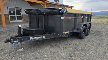 New Diamond C Trailers Dump Trailer /9.8K GVWR / 77"x12' / Tarp Kit