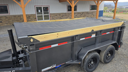 New Diamond C Trailers Dump Trailer /9.8K GVWR / 77"x12' / Tarp Kit