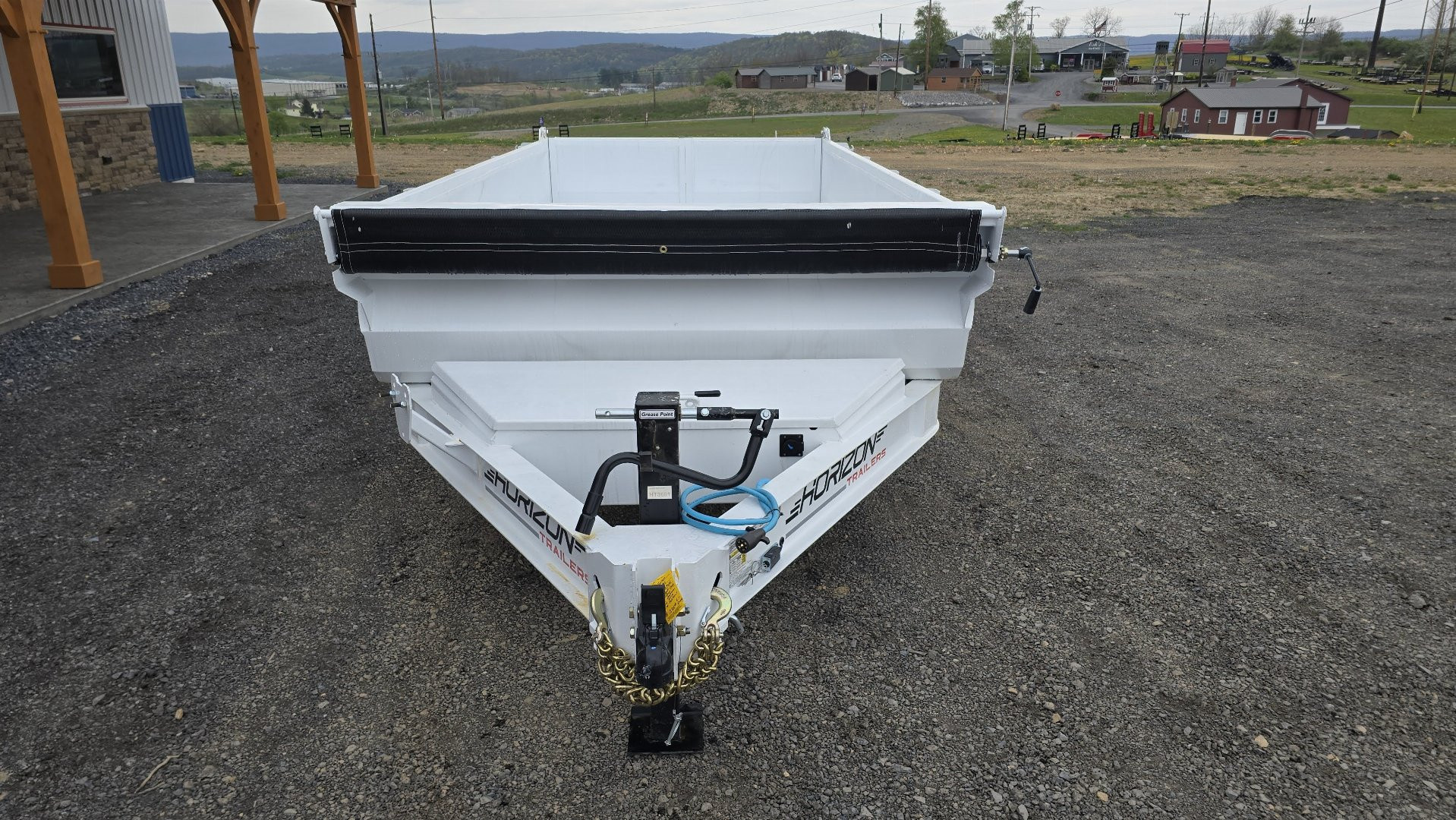New Horizon Dump Trailer / 80"x14' / 14K GVWR / Ramps / Tarp Kit