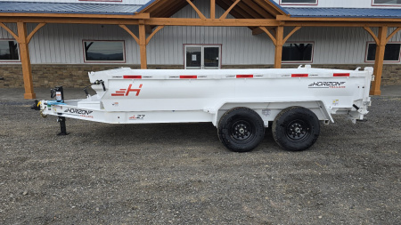 New Horizon Dump Trailer / 80 x14' / 14K GVWR / Ramps / Tarp Kit
