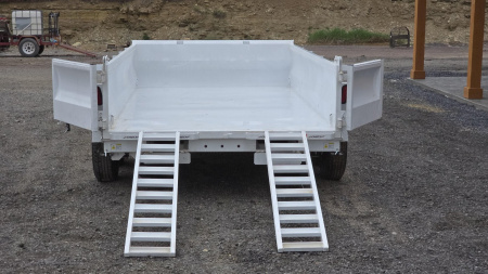 New Horizon Dump Trailer / 80"x14' / 14K GVWR / Ramps / Tarp Kit