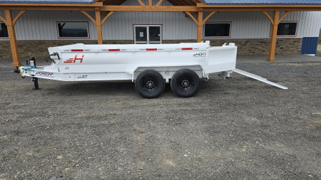 New Horizon Dump Trailer / 80"x14' / 14K GVWR / Ramps / Tarp Kit