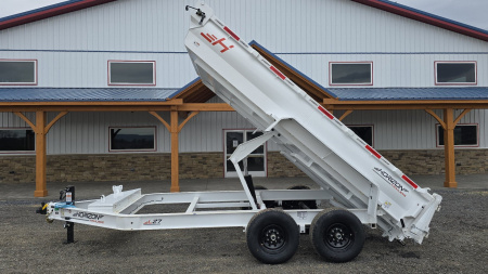 New Horizon Dump Trailer / 80"x14' / 14K GVWR / Ramps / Tarp Kit