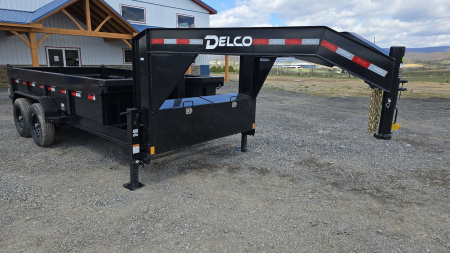 New Delco Gooseneck Dump Trailer / 14K / 83"x14'