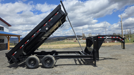 New Delco Gooseneck Dump Trailer / 14K / 83"x14'