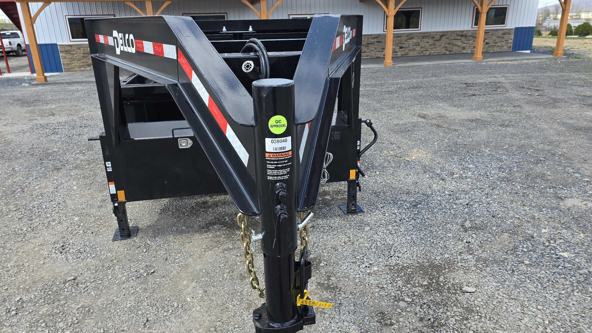 New Delco Gooseneck Dump Trailer / 14K / 83"x14'