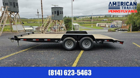 New 2024 Quality Trailers General Duty Wood Deck Car Hauler 18' - 8500 GVWR