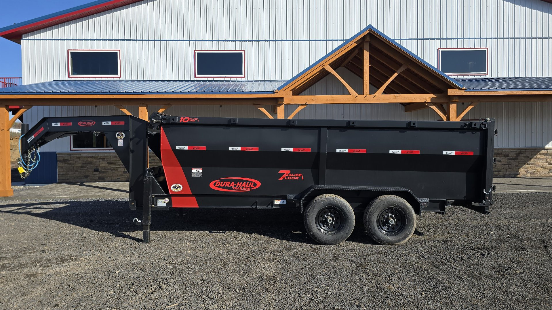 New Dura-Haul Gooseneck Dump Trailer / 14K / 7'x16'