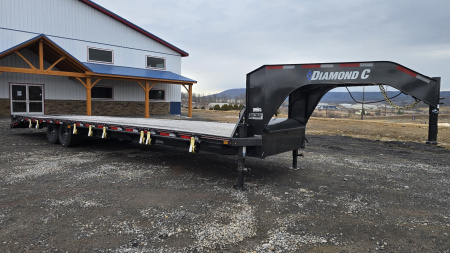 Used 2023 Diamond C FMAX 207 Gooseneck Deckover / 15.5K GVWR / 35'
