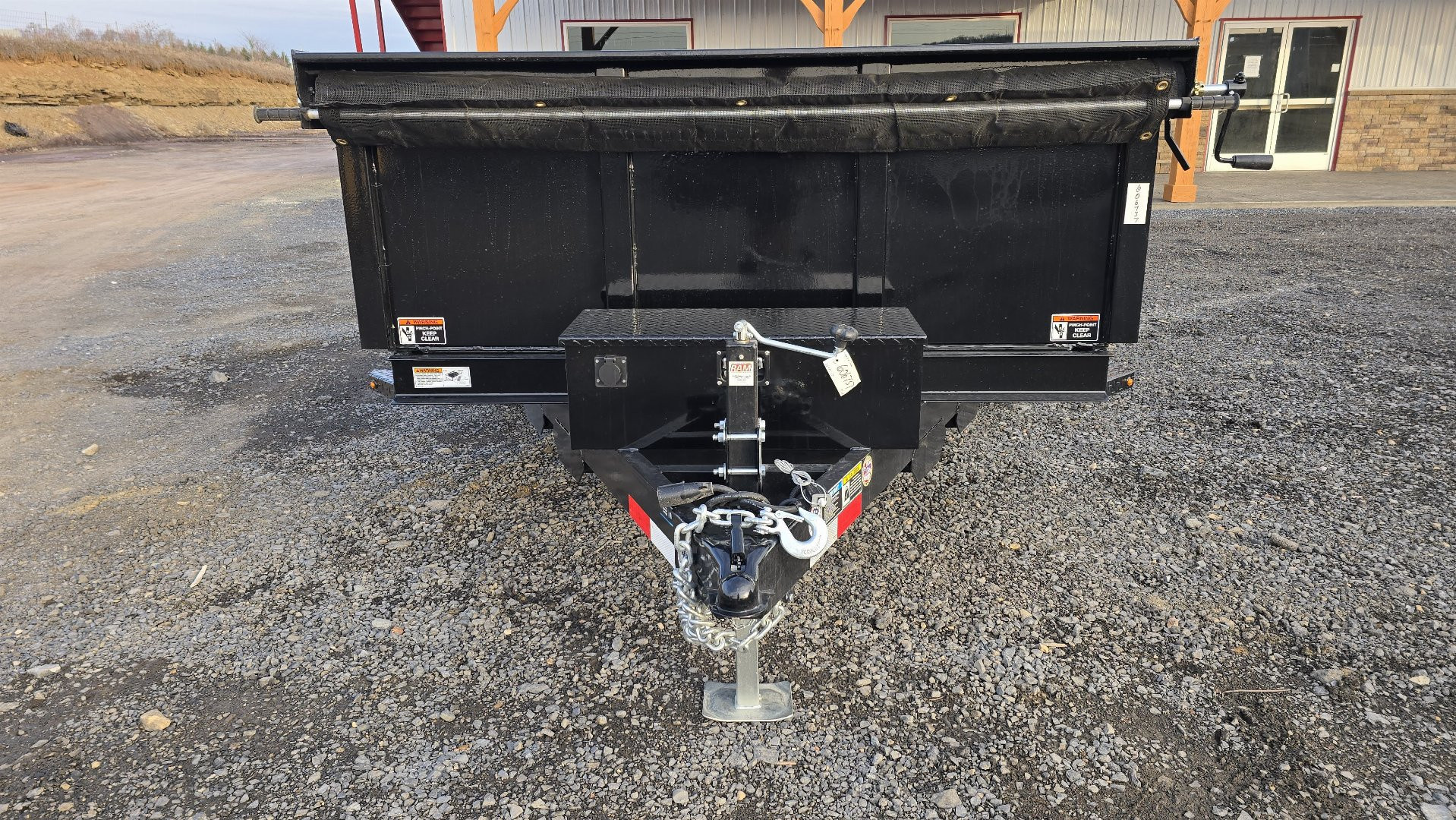 New 2025 H&H Utility Dump Trailer / 9.9K GVWR / 76"x10' / Tarp Kit