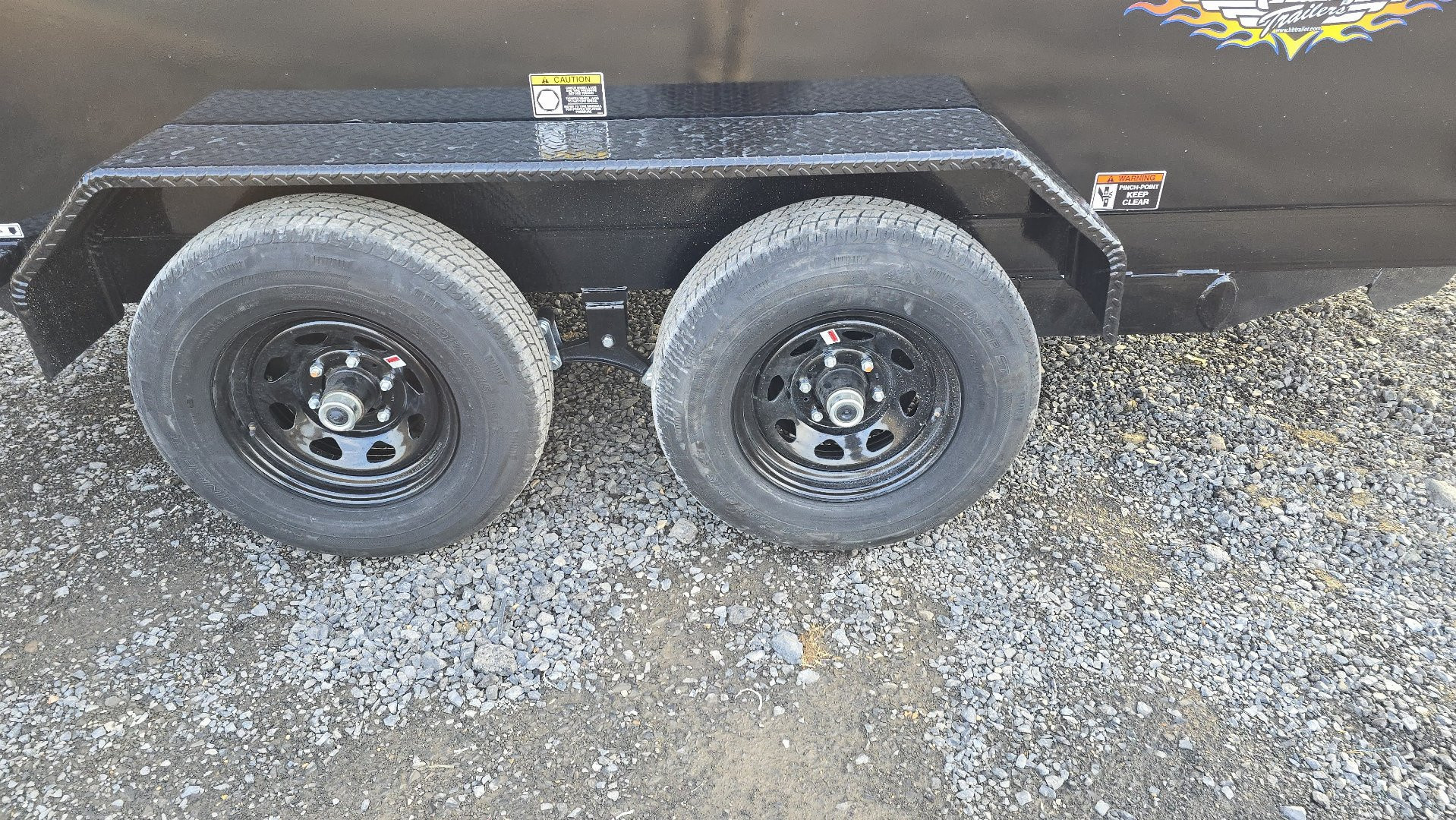 New 2025 H&H Utility Dump Trailer / 9.9K GVWR / 76"x10' / Tarp Kit