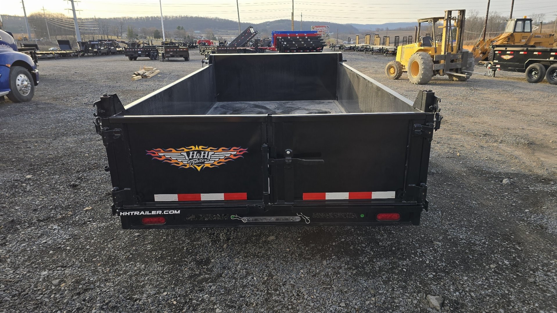 New 2025 H&H Utility Dump Trailer / 9.9K GVWR / 76"x10' / Tarp Kit
