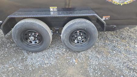 New 2025 H&H Utility Dump Trailer / 9.9K GVWR / 76"x10' / Tarp Kit