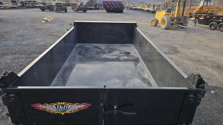 New 2025 H&H Utility Dump Trailer / 9.9K GVWR / 76"x10' / Tarp Kit