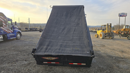 New 2025 H&H Utility Dump Trailer / 9.9K GVWR / 76"x10' / Tarp Kit