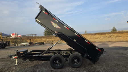 New 2025 H&H Utility Dump Trailer / 9.9K GVWR / 76"x10' / Tarp Kit