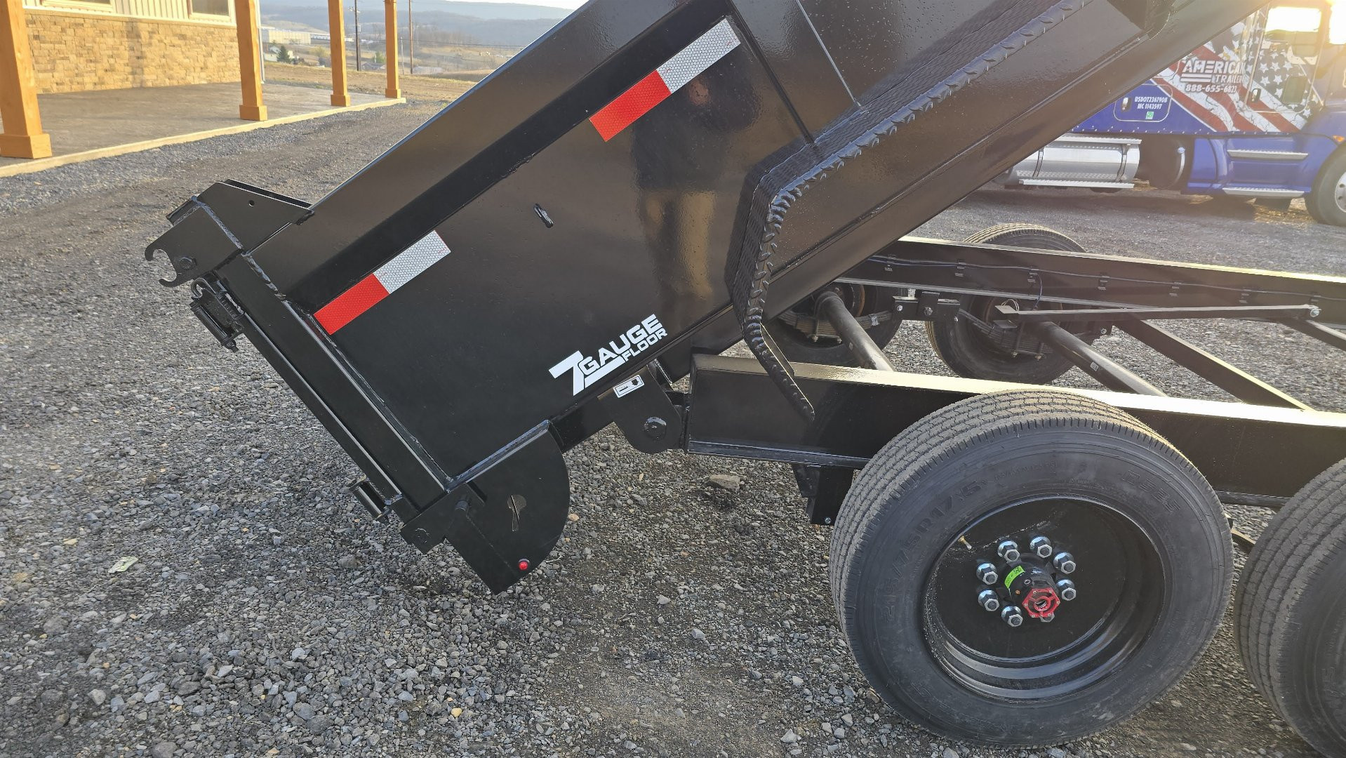 New H&H Topline Telescopic I-Beam Dump Trailer / 17.6 GVWR / 83"x14'