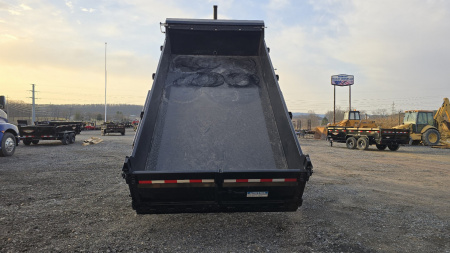 New H&H Topline Telescopic I-Beam Dump Trailer / 17.6 GVWR / 83"x14'