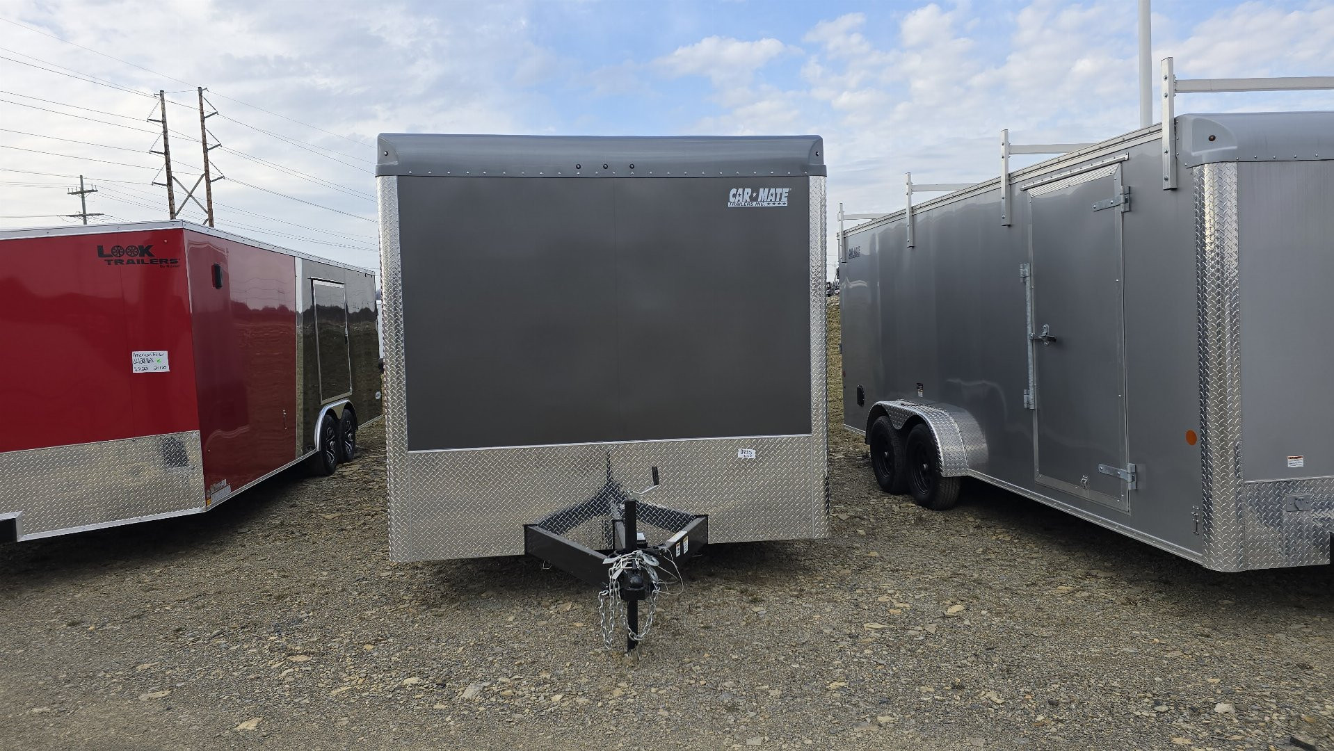 New Car Mate Enclosed Car Trailer / 9.9K GVWR / 8.5'x24'x84.5"/ Ramp Door