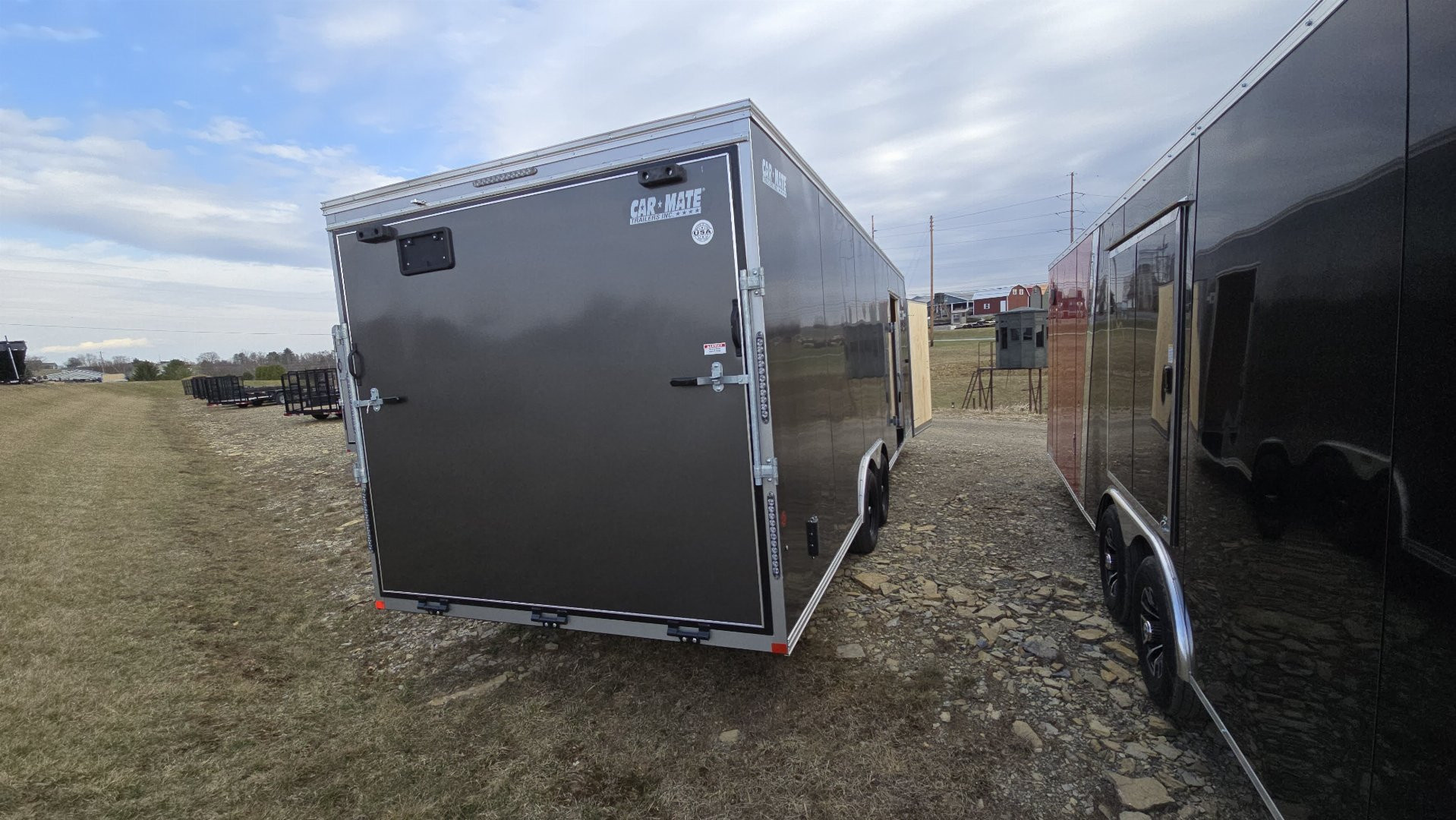 New Car Mate Enclosed Car Trailer / 9.9K GVWR / 8.5'x24'x84.5"/ Ramp Door