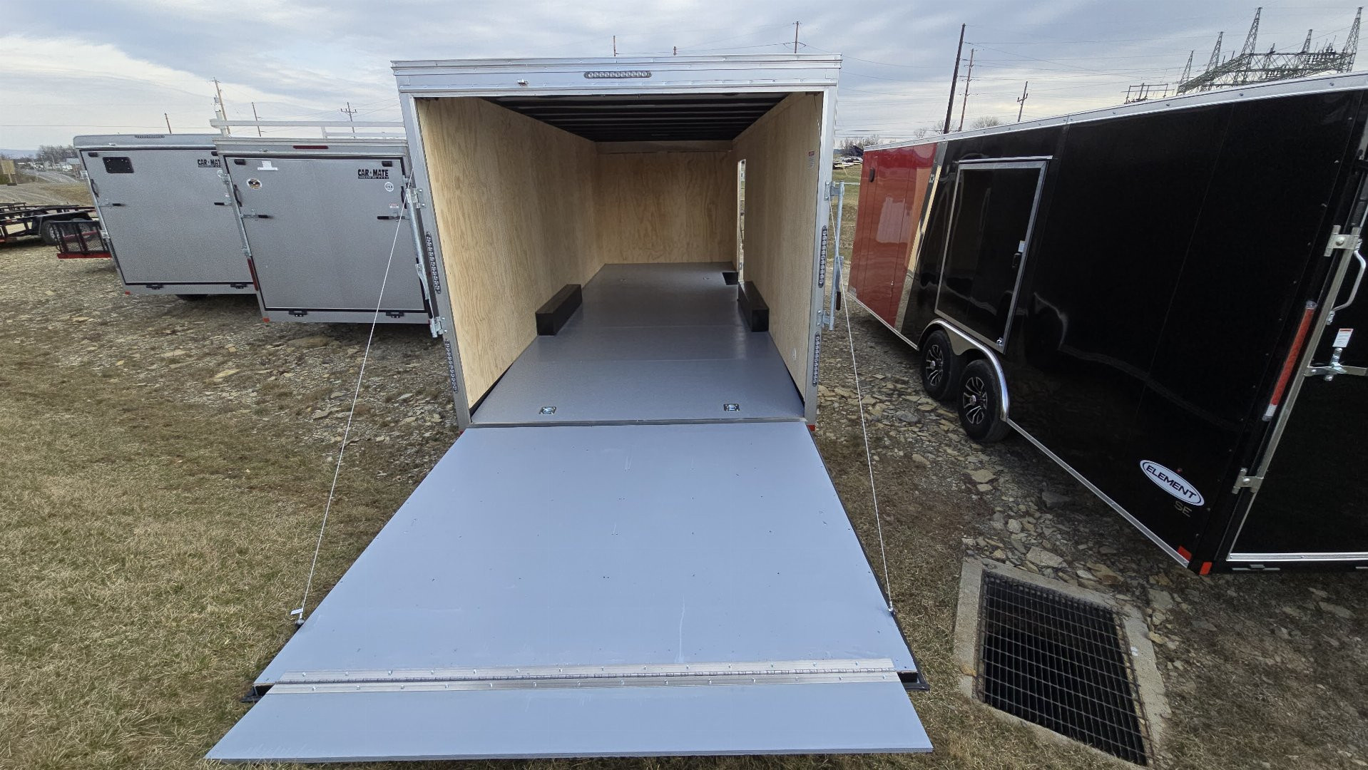 New Car Mate Enclosed Car Trailer / 9.9K GVWR / 8.5'x24'x84.5"/ Ramp Door