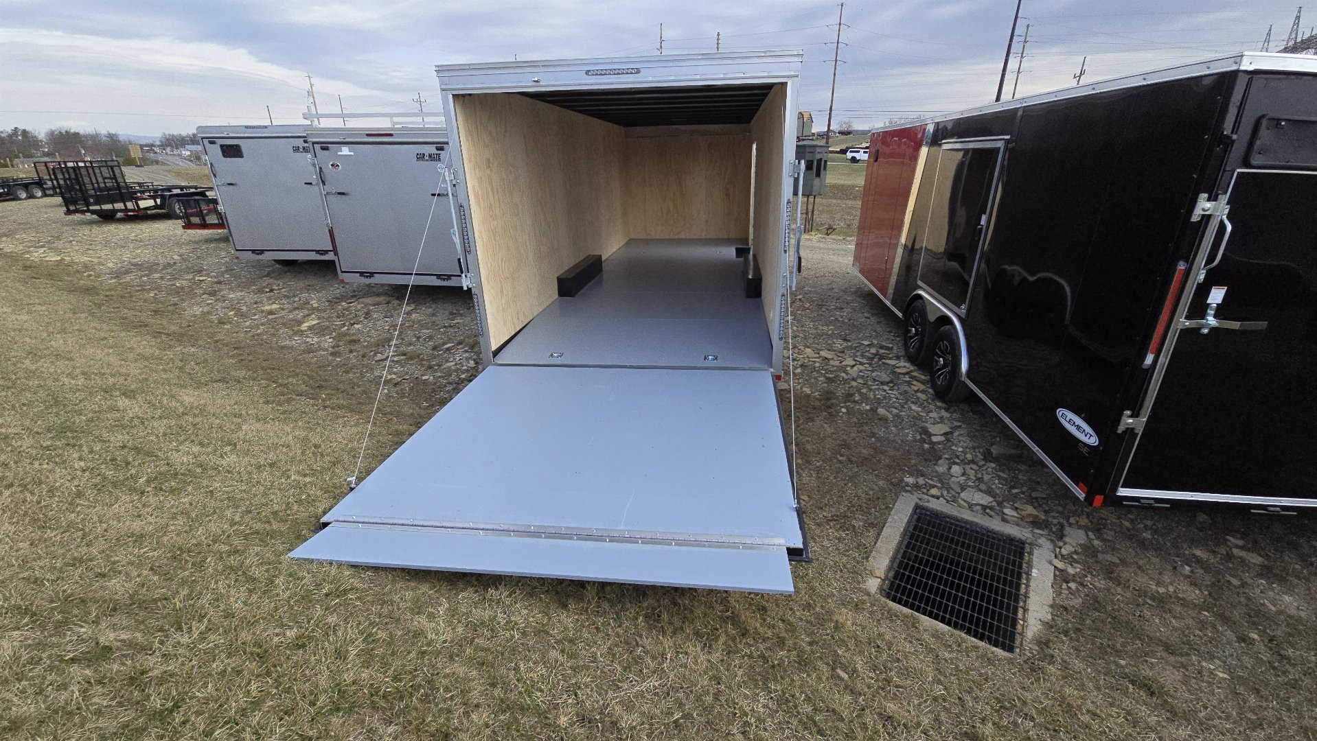 New Car Mate Enclosed Car Trailer / 9.9K GVWR / 8.5'x24'x84.5"/ Ramp Door