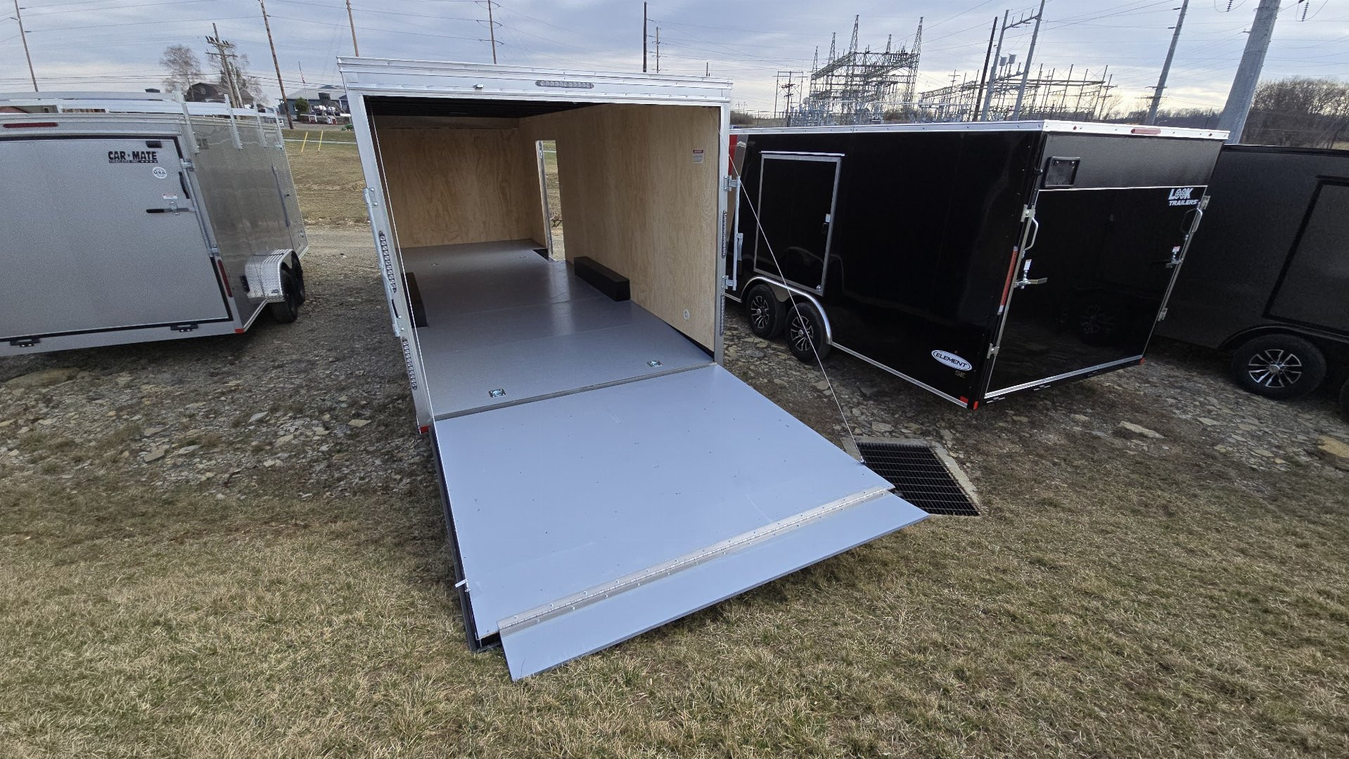 New Car Mate Enclosed Car Trailer / 9.9K GVWR / 8.5'x24'x84.5"/ Ramp Door