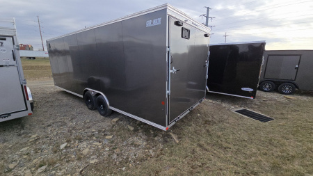 New Car Mate Enclosed Car Trailer / 9.9K GVWR / 8.5'x24'x84.5"/ Ramp Door